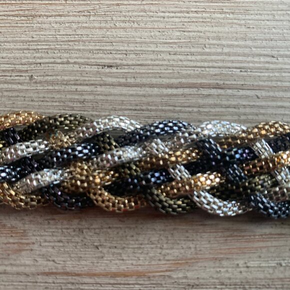 VINTAGE Mesh Braided Women's Bracelet - Picture 5 of 9